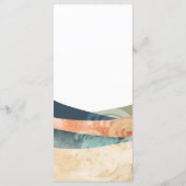 Elegantes Chinoiseries Asian Wedding Menu Menükarte (Rückseite)