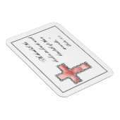 Elegantes Christliches Beileid Bereavement Magnet (Rechte Seite)