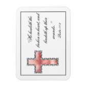 Elegantes Christliches Beileid Bereavement Magnet (Vertikal)