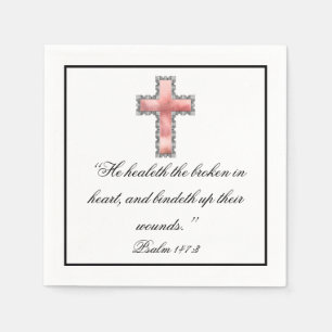 Elegantes Christliches Beileid Serviette