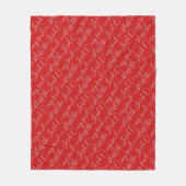 Elegantes Christliches BLESS The LORD Scripture Fleecedecke (Vorderseite)