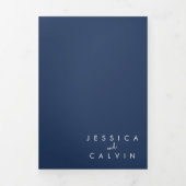 Elegantes Christliches Foto Hochzeit Einladung Bla (Cover)