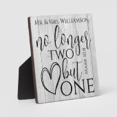 Elegantes Christliches Hochzeitstipendium Fotoplatte (Vorderseite)