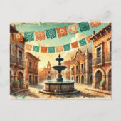 elegantes Cinco de Mayo Postkarte (Vorderseite)