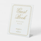 Elegantes Classic Art Deco Sockelschild (Vorderseite)