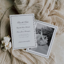 Elegantes Classic Calligraphy Wedding Foto