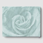 Elegantes Classic Floral Rustic Wedding Guest Book Gästebuch (Rückseite)