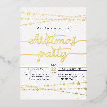 Elegantes Classic Foil Christmas Party