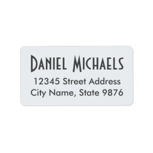Elegantes Clear-White-Address-Label Adressaufkleber