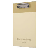 Elegantes Clipboard mit Monogramm  Klemmbrett (Links)