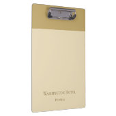 Elegantes Clipboard mit Monogramm  Klemmbrett (Rechts)