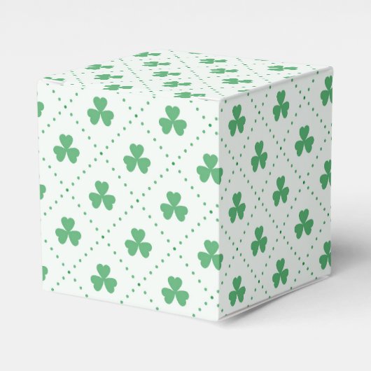Elegantes Clover Pattern Classic 2x2x2 Geschenkschachtel (Vorderseite)