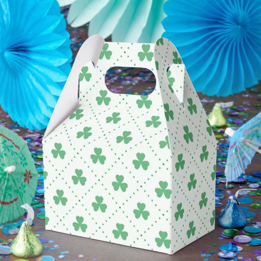 Elegantes Clover Pattern Gable 4x2.5x5 Geschenkschachtel (Party)
