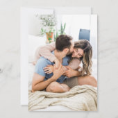 Elegantes Coastal Beach Brautparty Foto Einladung (Rückseite)