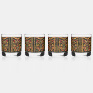 Elegantes Cobalt "Aztec Dream" 354 ml Drink Tumble Whiskyglas