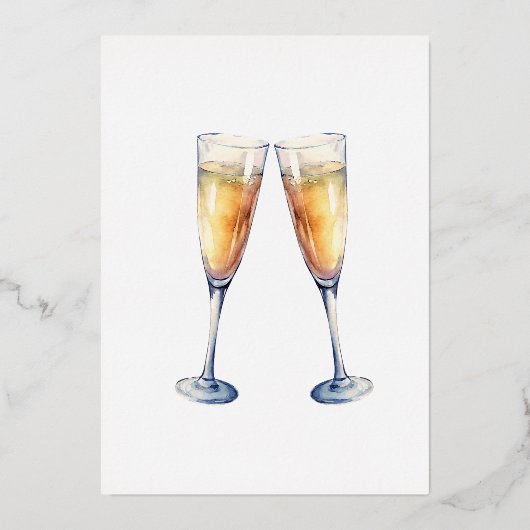 Elegantes Cocktail Party Bar Menü (Rückseite)