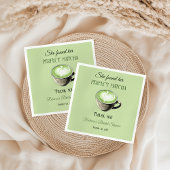 Elegantes Coffee Theme Perfect Matcha Brautparty Serviette