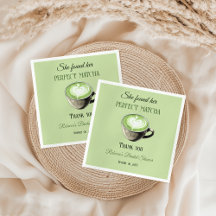 Elegantes Coffee Theme Perfect Matcha Brautparty