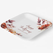 Elegantes Company Erntedank Party Pappteller (Gewinkelt)