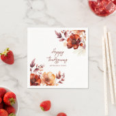 Elegantes Company Erntedank Party Serviette (Beispiel)