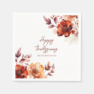Elegantes Company Erntedank Party Serviette