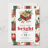 Elegantes Cookie Exchange-Party Einladung (Vorderseite)