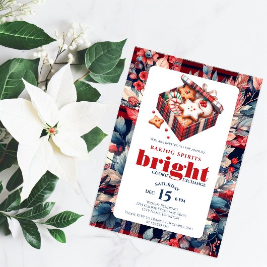 Elegantes Cookie Exchange-Party Einladung