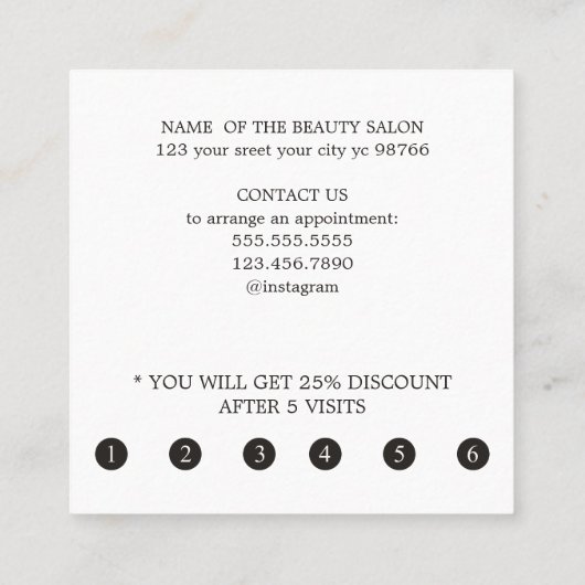 Elegantes Cooles Rotes Herz Treuekarte (Rückseite)