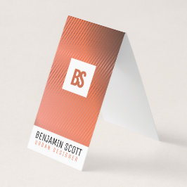 Elegantes Copper Background Business Card Design Visitenkarten
