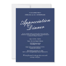 Elegantes Corporate Appreciation - Einladung