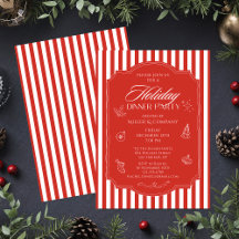 Elegantes Corporate Christmas Holiday Dinner Party