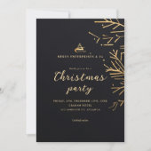 Elegantes Corporate Christmas Party Business Holid Einladung (Vorderseite)