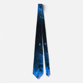 Elegantes Cosmic Starry Night Sky Muster Krawatte (Vorderseite)