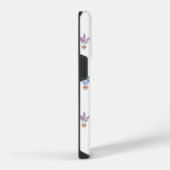 Elegantes Country Potted Blume Aquarellfarbenmonog iPhone Hülle (Rechte Seite)