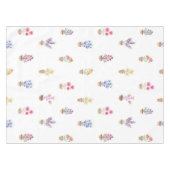 Elegantes Country Potted Blume Wasserfarbmuster Tischdecke (Vorderseite (Horizontal))