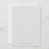 Elegantes Couple Wedding Foto Dankeschön Card Dankeskarte (Rückseite)