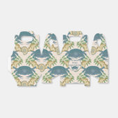 Elegantes Crab Feast Watercolor Blue Crabs, Seashe Geschenkschachtel (Ungefaltet)