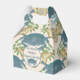 Elegantes Crab Feast Watercolor Blue Crabs, Seashe Geschenkschachtel