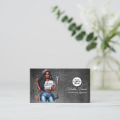 Elegantes Crafting Queen Design Visitenkarte (Stehend Vorderseite)