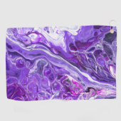 Elegantes Crazy Lace Agate 7 - Ultra Violet Lila Golfhandtuch (Horizontal)