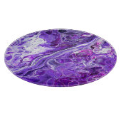 Elegantes Crazy Lace Agate 7 - Ultra Violet Lila Schneidebrett (Ecke)