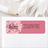 Elegantes Cream Blush Pink Floral Makeup Studio (Insitu)