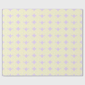 Elegantes Cream Swirl Muster Geschenkpapier (Flach)