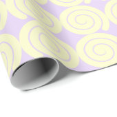 Elegantes Cream Swirl Muster Geschenkpapier (Rolleneckpunkt)