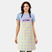 Elegantes Cream Swirl Muster Schürze (Getragen)