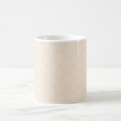 Elegantes Creme-Muster im Art Deco-Stil. Kaffeetasse (Mittel)