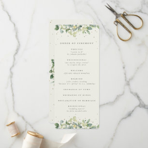 Elegantes Creme-Schneebeere + Eukalyptus Winterhoc Programm