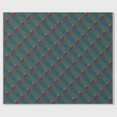 Elegantes Crochet Easter Egg Wrapping Paper Geschenkpapier (Flach)