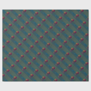 Elegantes Crochet Easter Egg Wrapping Paper Geschenkpapier