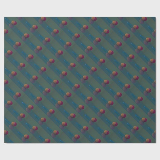 Elegantes Crochet Easter Egg Wrapping Paper Geschenkpapier (Saum)